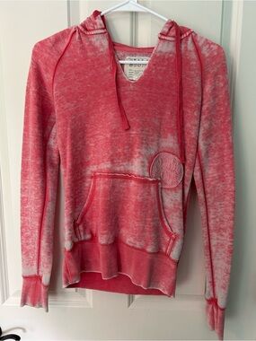 Billabong Pink Marbled Pullover Hoodie